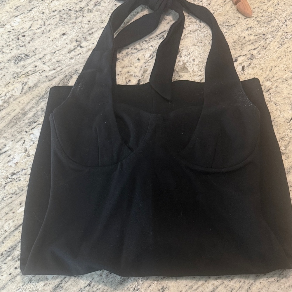 Lovers + Friends Black Tote Bag